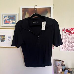 Abercrombie hook polo top